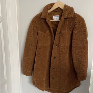 ❤️Old Navy Brown Lightweight Shirt Jacket women xs